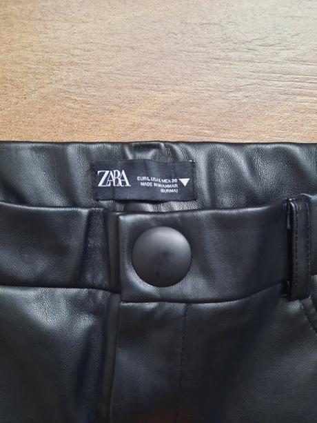 Kožené nohavice zara, zara,l