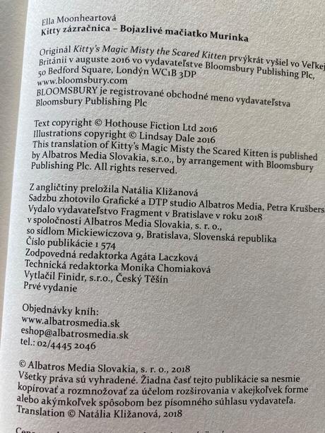 Kitty zázračnica-bojazlivé mačiatko murinka, 