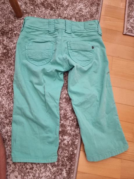 Capri nohavice 25 mierne pod kolena, pepe jeans,xs