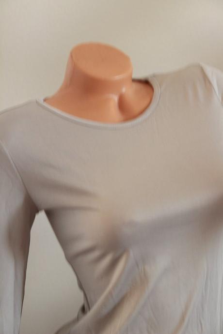 Lesklé béžové body tričko, s, s