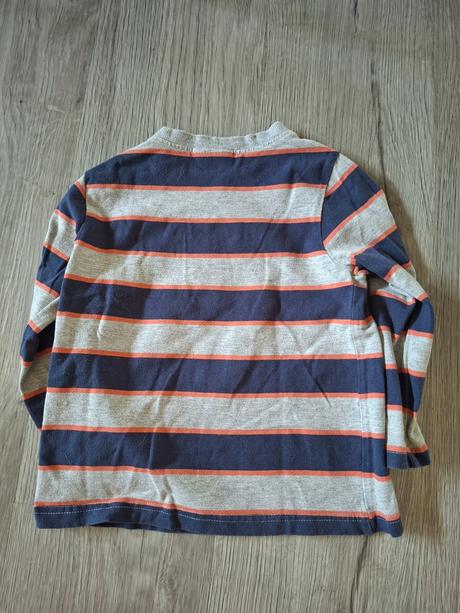 Šedo-modré pruhovane tričko, coccodrillo,92