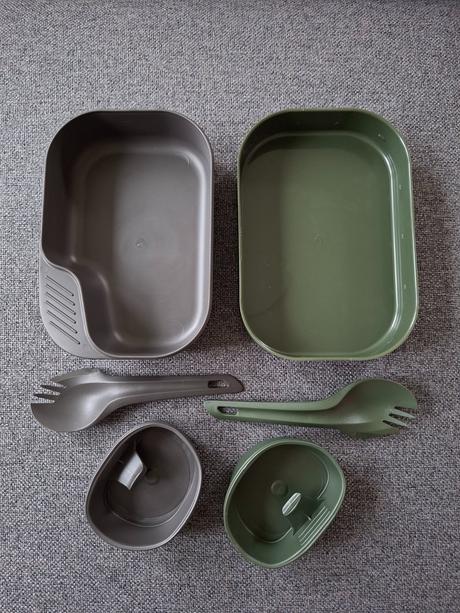 Wildo kempovací komplet olive green / dark grey,