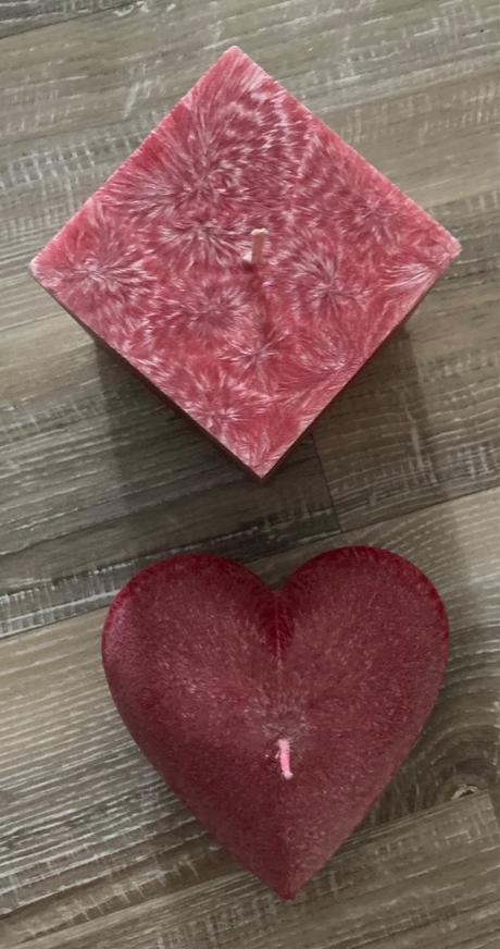 2ks prírodná palmová sviečka cena spolu, 