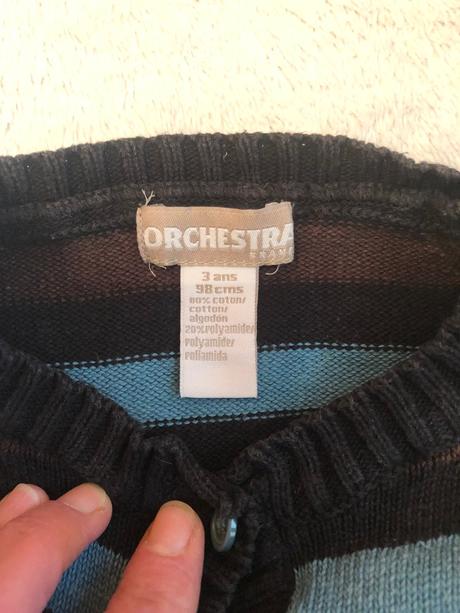 Pruhovaný svetrík veľ.98, 98