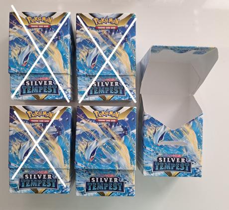 Pokémon krabička - kartónová (5 ks), 