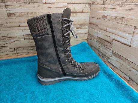 Rieker - remonte 40 - dámske kožené zateplené čižm, rieker,40