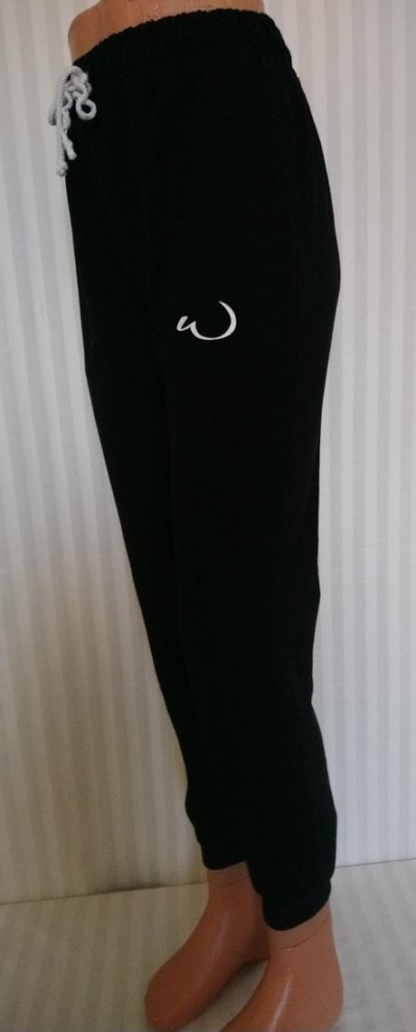 Dámske čierne tepláky, boohoo, s/m, m