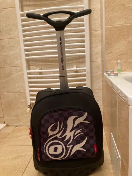 Školská taška s kolieskami nikidom roller,