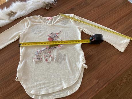 Vianočné tricko unicorn top stav, 128