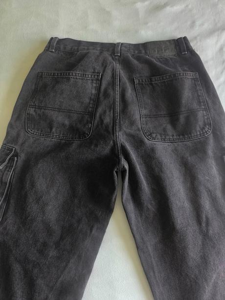 Moderné široké rifle baggy, fishbone,l