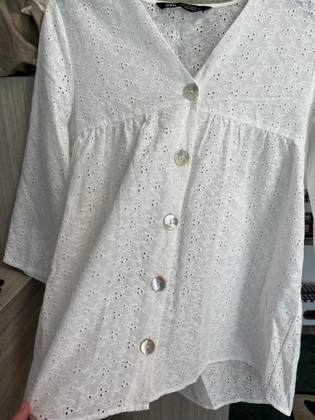 Cipkovana blúzka, zara,s