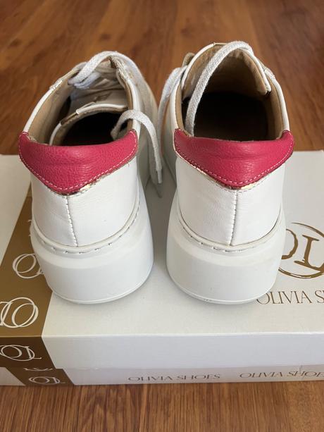 Kožené tenisky olivia shoes, 37