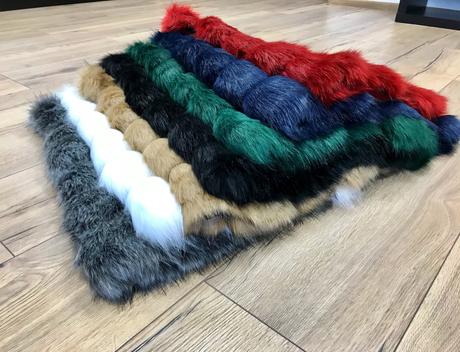 Nová kožušinová vesta viaceré farby - top kvalita, l - xxxl