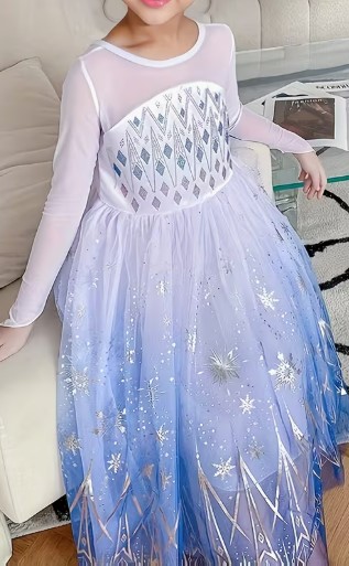 Šaty kostým elza frozen ľadové kráľovstvo nový, 