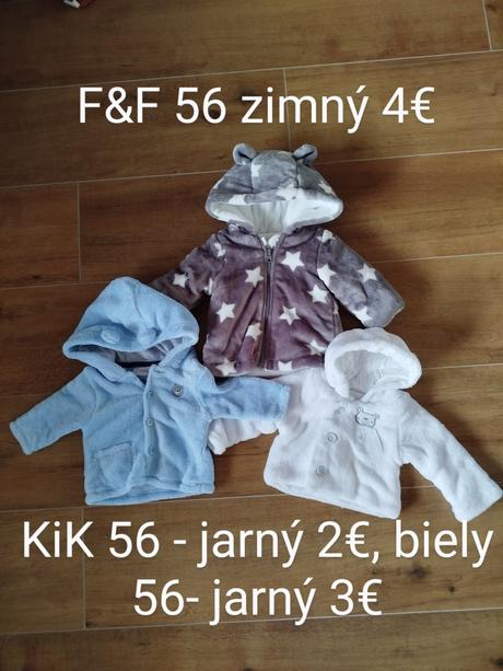 Predam zimny kabatik 56, 56