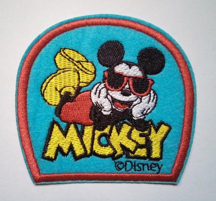 Nažehľovačka (záplata) mickey s okuliarmi (nz88), 