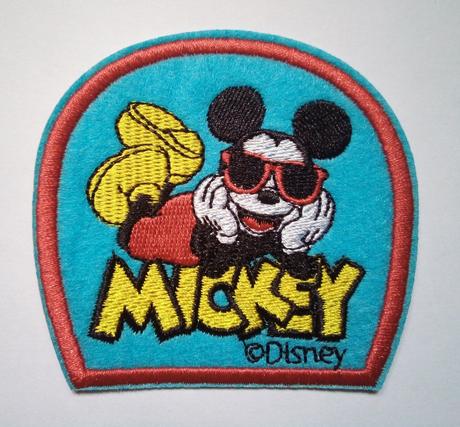 Nažehľovačka (záplata) mickey s okuliarmi (nz88), 