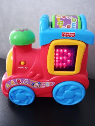 Hovoriaci vláčik fisher-price,