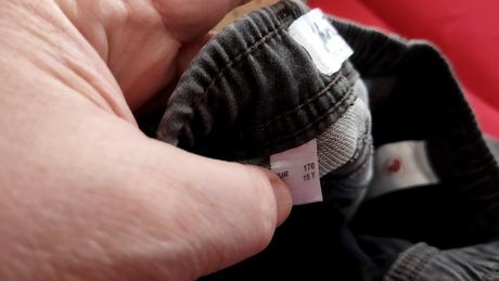 Riflove nohavice 170, 158–170