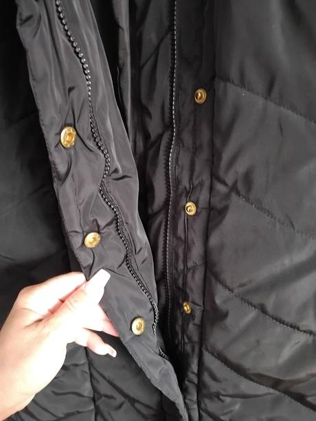 Cierna zimná bunda, xl