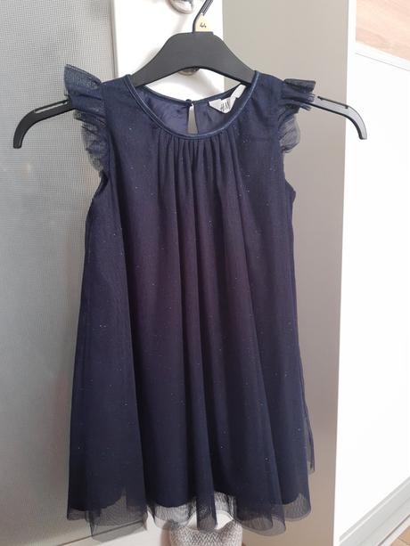Šaty s trblietkami, h&m,122