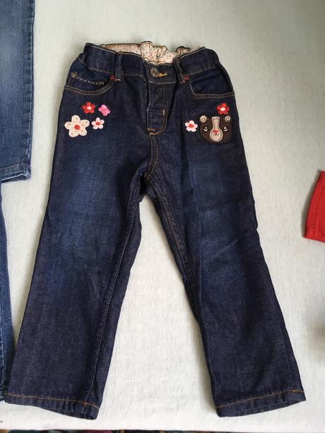 Dievcenske rifle s nasivkami - h&m, h&m,92