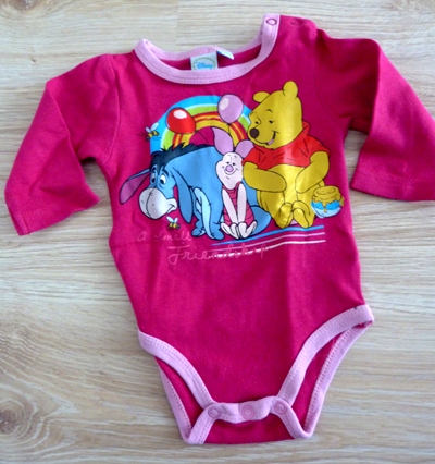 Body s dlhým rukávom disney-macko pooh, disney,56