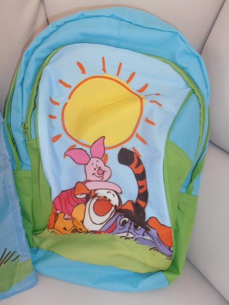 Ruksak macko pú + vrecúško na telesnú výchovu, 