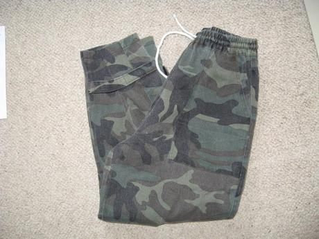 Maskáčové nohavice, veľkosť 140, 140