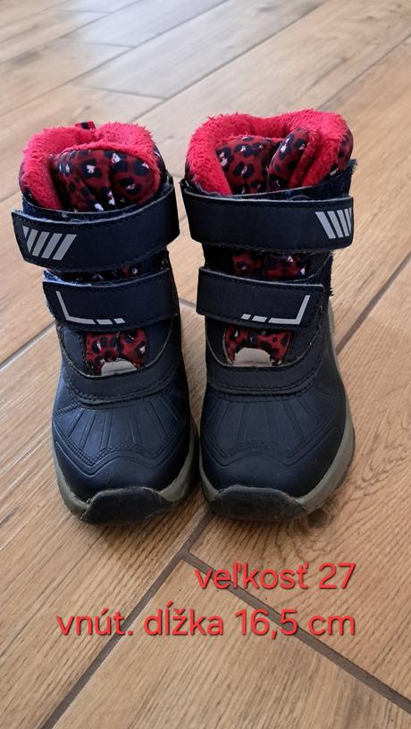 Dievčenské čižmy 27, 27
