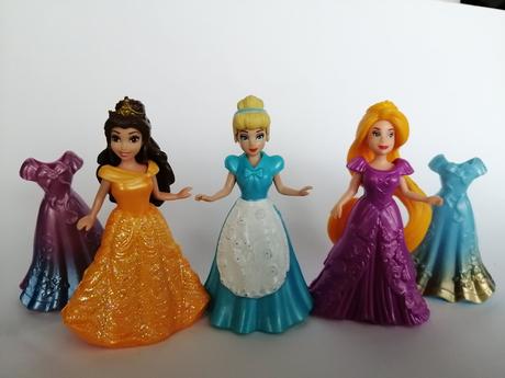 Princezné popoluška, rapunzel, kráska bella,