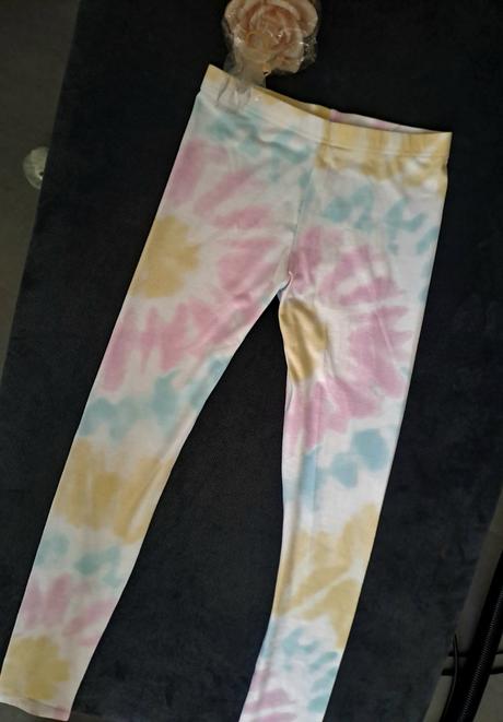 Batikové legíny, h&m,xs