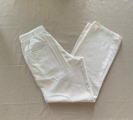 Ľanové nohavice unisex, veľkosť s, bershka,s