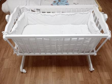 Postieľka pre bábätká / kolíska, šírka (cm): 40,dĺžka (cm): 90