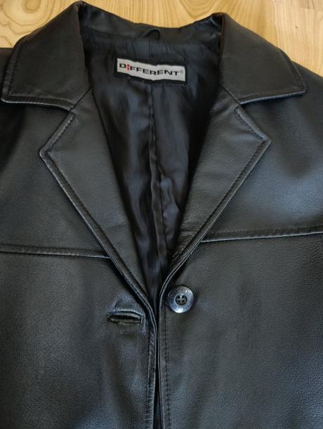 Kožená bunda, sako., s