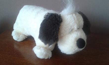 Plyšový psík-vankúš., 