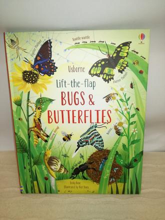 Usborne lift the flap bugs & butterfies  nau19, 