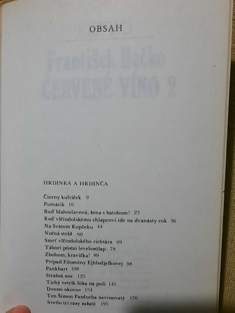 František hečko - červené víno 1, 2, 3, 