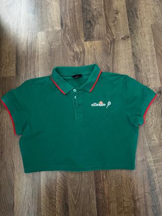 Crop polo tričko ellesse, m