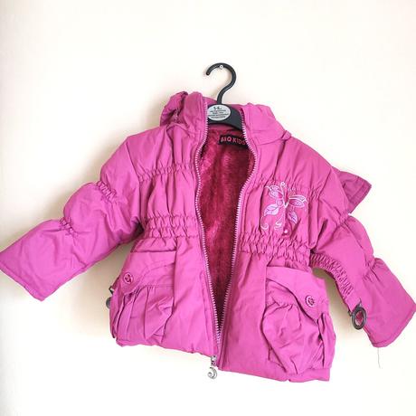 Ružová bunda na 1-1,5r, 80