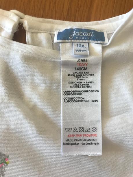 Jacadi tričko s dievčatkom, jacadi,140