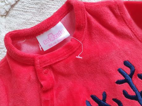 Vianočný overál so sobíkom 56, pepco,56