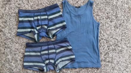 1x tielko + 2x boxerky - 6/7 r. -  cena spolu, tezenis,116