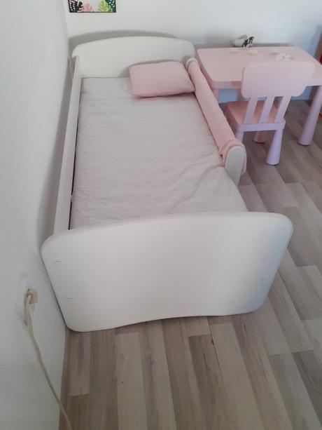 Detská izba, postel, stolík a stolička, šírka (cm): 80,dĺžka (cm): 160