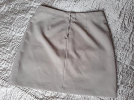 Bezova sukňa xs-s, benetton,s