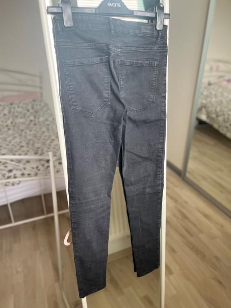 Pull&bear čierne skinny obtiahnuté rifle tmavošedé, pull&bear,s