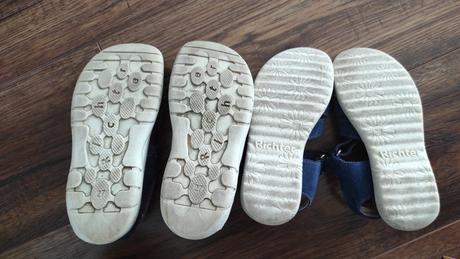 Celokožené sandale richter, richter,27