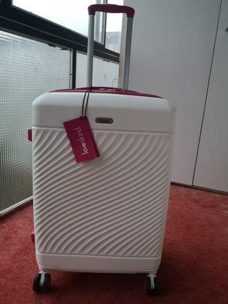 Rock love island dámsky cestovný kufor veľkosť m,