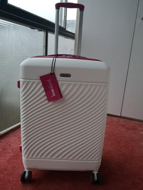 Rock love island dámsky cestovný kufor veľkosť m,