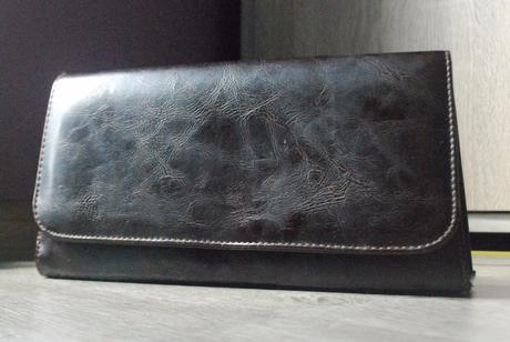 Elegantna tmavohneda kabelka - top,